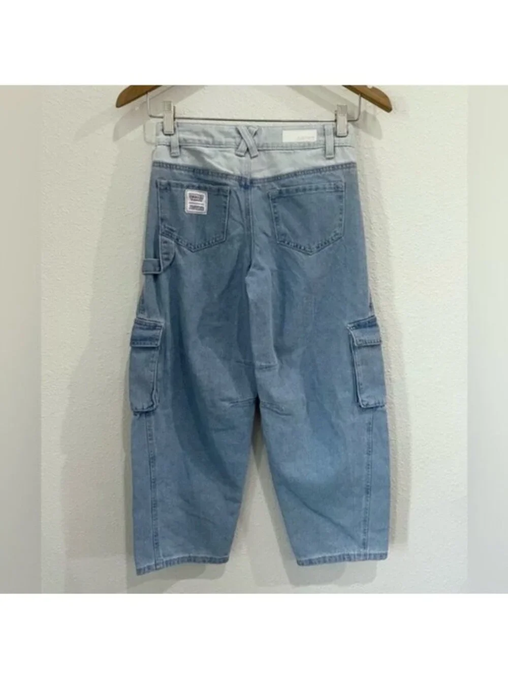 New Justice Looney Tunes Barrel Jeans Cargo Color Block Boho